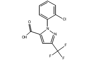 1-(2-Chlorophenyl)-3-(trifluoromethyl)-1H-pyrazole-5-carboxylic acid, 437711-25-6, undefined, 