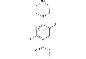 Methyl 2-chloro-5-fluoro-6-(piperazin-1-yl)nicotinate, 1706436-63-6, undefined, 