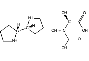 (2R,2'R)-2,2'-Bipyrrolidine (2R,3R)-2,3-dihydroxysuccinate, 137037-21-9, undefined, 