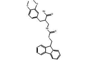 3-((((9H-Fluoren-9-yl)methoxy)carbonyl)amino)-2-(3,4-dimethoxybenzyl)propanoic acid, 1076197-02-8, undefined, 