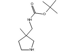 tert-Butyl ((3-methylpyrrolidin-3-yl)methyl)carbamate, 125290-87-1, undefined, 