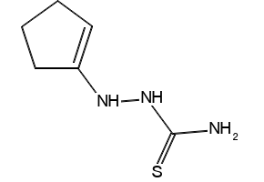 2-Cyclopentylidenehydrazine-1-carbothioamide, 7283-39-8, undefined, 