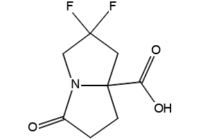 2,2-Difluoro-5-oxohexahydro-1H-pyrrolizine-7a-carboxylic acid, 2757082-97-4, undefined, 