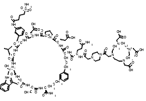 2,2',2''-(10-(2-(4-(2-(((S)-1-(((12R,3S,6R,14R,17S,20S,23S,26S,29S,32S)-20-((1H-Indol-3-yl)methyl)-14-carbamoyl-3-(2-carboxyethyl)-32-(carboxymethyl)-23-((R)-1-hydroxyethyl)-17-(hydroxymethyl)-26-isobutyl-2,5,16,19,22,25,28,31,34-nonaoxo-29-(3-(4-sulfamoylbutanamido)benzyl)-8,12-dithia-4,15,18,21,24,27,30,33-octaaza-1(1,2)-pyrrolidina-10(1,3)-benzenacyclotetratriacontaphane-6-yl)amino)-5-amino-1,5-dioxopentan-2-yl)amino)-2-oxoethyl)piperazin-1-yl)-2-oxoethyl)-1,4,7,10-tetraazacyclododecane-1,4,7-triyl)triacetic acid