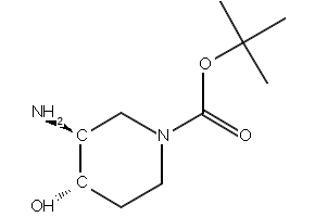 trans-tert-Butyl 3-amino-4-hydroxypiperidine-1-carboxylate, 1268511-99-4, undefined, 