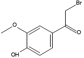 2-Bromo-1-(4-hydroxy-3-methoxyphenyl)ethanone, 69638-06-8, undefined, 