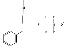 Phenyl((Trimethylsilyl)ethynyl)iodonium trifluoromethanesulfonate, 133816-00-9, undefined, 