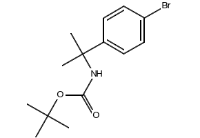 tert-Butyl 2-(4-bromophenyl)propan-2-ylcarbamate, 214973-83-8, undefined, 