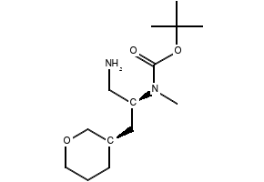 tert-Butyl ((S)-1-amino-3-((R)-tetrahydro-2H-pyran-3-yl)propan-2-yl)(methyl)carbamate, 942145-27-9, undefined, 