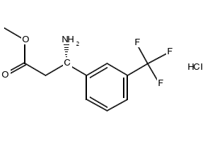 Methyl (S)-3-amino-3-(3-(trifluoromethyl)phenyl)propanoate hydrochloride, 1354970-79-8, undefined, 