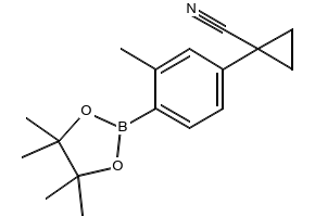 1-(3-Methyl-4-(4,4,5,5-tetramethyl-1,3,2-dioxaborolan-2-yl)phenyl)cyclopropanecarbonitrile, 1818380-84-5, undefined, 
