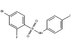 4-Bromo-2-fluoro-N-(4-iodophenyl)-benzenesulfonamide, 1771023-28-9, undefined, 