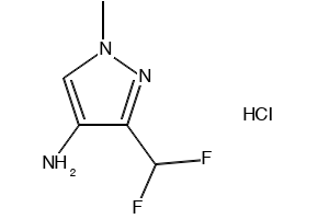 3-(Difluoromethyl)-1-methyl-1H-pyrazol-4-amine hydrochloride, 1946817-21-5, undefined, 