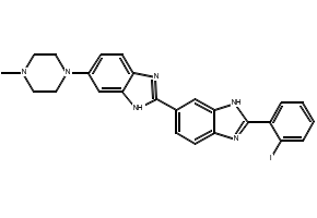 2'-(2-Iodophenyl)-6-(4-methylpiperazin-1-yl)-1H,3'H-2,5'-bibenzo[d]imidazole, 158013-41-3, undefined, 