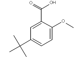 5-(tert-Butyl)-2-methoxybenzoic acid, 73469-54-2, undefined, 