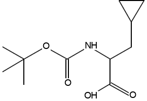 2-((tert-Butoxycarbonyl)amino)-3-cyclopropylpropanoic acid, 888323-62-4, undefined, 