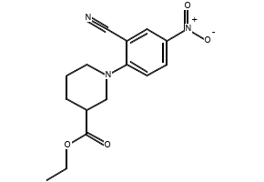 Ethyl 1-(2-cyano-4-nitrophenyl)piperidine-3-carboxylate, 731793-03-6, undefined, 