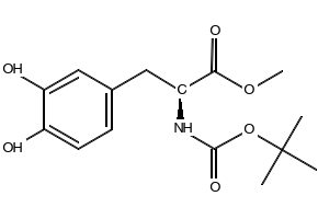 (S)-Methyl 2-((tert-butoxycarbonyl)amino)-3-(3,4-dihydroxyphenyl)propanoate, 37169-36-1, undefined, 