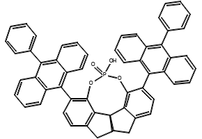 (11aS)-12-Hydroxy-1,10-bis(10-phenylanthracen-9-yl)-4,5,6,7-tetrahydrodiindeno[7,1-de:1',7'-fg][1,3,2]dioxaphosphocine 12-oxide, 2417198-49-1, undefined, 