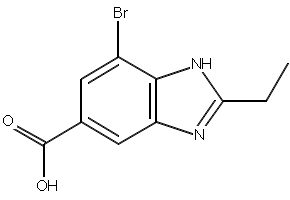 7-Bromo-2-ethyl-1H-benzo[d]imidazole-5-carboxylic acid, 1378260-23-1, undefined, 