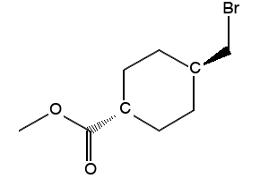 trans-Methyl 4-(bromomethyl)cyclohexanecarboxylate, 167833-10-5, undefined, 