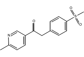 1-(6-Methylpyridin-3-yl)-2-[4-(methylsulfonyl)phenyl]ethanone, 221615-75-4, undefined, 