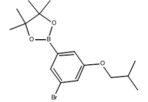 2-(3-Bromo-5-isobutoxyphenyl)-4,4,5,5-tetramethyl-1,3,2-dioxaborolane, 1218789-48-0, undefined, 