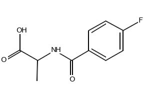 2-(4-Fluorobenzamido)propanoic acid, 451-28-5, undefined, 