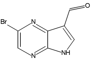 2-Bromo-5H-pyrrolo[2,3-b]pyrazine-7-carbaldehyde, 1185428-32-3, undefined, 