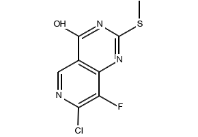 7-Chloro-8-fluoro-2-(methylthio)pyrido[4,3-d]pyrimidin-4(3H)-one, 2454491-18-8, undefined, 