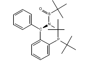 (R)-N-((R)-(2-(Di-tert-butylphosphino)phenyl)(phenyl)methyl)-N,2-dimethylpropane-2-sulfinamide, 2757083-12-6, undefined, 