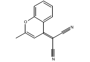 2-(2-Methyl-4H-chromen-4-ylidene)malononitrile, 15058-15-8, undefined, 