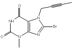 8-Bromo-7-(but-2-yn-1-yl)-3-methyl-1H-purine-2,6(3H,7H)-dione, 666816-98-4, undefined, 