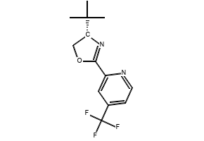 (S)-4-(tert-Butyl)-2-(4-(trifluoromethyl)pyridin-2-yl)-4,5-dihydrooxazole, 1257527-14-2, undefined, 