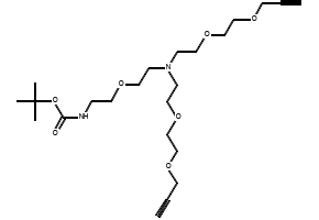 N-(Boc-PEG1)-N-bis(PEG2-propargyl), 2100306-63-4, undefined, 