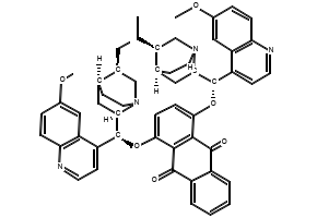 1,4-Bis[(9S)-10,11-dihydro-6′-methoxycinchonan-9-yl]-9,10-anthracenedione