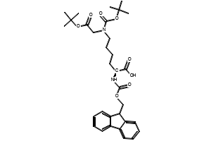 N2-(((9H-Fluoren-9-yl)methoxy)carbonyl)-N6-(2-(tert-butoxy)-2-oxoethyl)-N6-(tert-butoxycarbonyl)-L-lysine, 866602-35-9, undefined, 