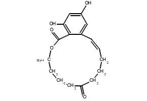 (S,E)-14,16-Dihydroxy-3-methyl-3,4,5,6,9,10-hexahydro-1H-benzo[c][1]oxacyclotetradecine-1,7(8H)-dione