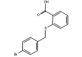 2-((4-Bromobenzyl)thio)benzoic acid, 98808-50-5, undefined, 