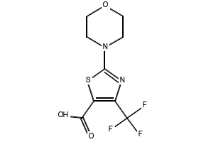 2-Morpholino-4-(trifluoromethyl)thiazole-5-carboxylic acid, 1104284-27-6, undefined, 