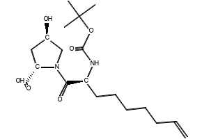 (2S,4R)-1-((S)-2-((tert-butoxycarbonyl)amino)non-8-enoyl)-4-hydroxypyrrolidine-2-carboxylic acid, 552335-47-4, undefined, 