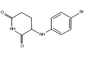 3-((4-Bromophenyl)amino)piperidine-2,6-dione, 2828444-36-4, undefined, 