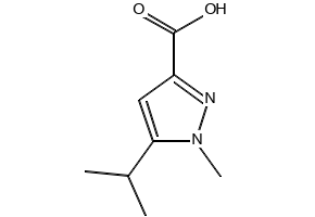 1-Methyl-5-(propan-2-yl)-1H-pyrazole-3-carboxylic acid, 1052668-36-6, undefined, 