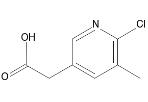 6-Chloro-5-methyl-3-pyridineacetic acid, 1000546-06-4, undefined, 