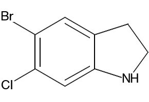 5-Bromo-6-chloro-2,3-dihydro-1h-indole, 1368146-95-5, undefined, 