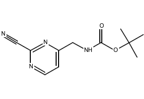 tert-Butyl ((2-cyanopyrimidin-4-yl)methyl)carbamate, 1616775-55-3, undefined, 