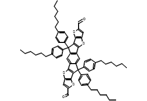 6,6,12,12-Tetrakis(4-hexylphenyl)-6,12-dihydrodithieno[2,3-d:2',3'-d']-s-indaceno[1,2-b:5,6-b']dithiophene-2,8-dicarboxaldehyde