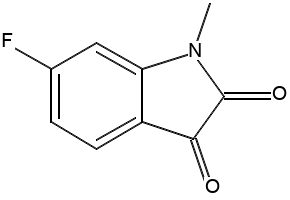 6-Fluoro-1-methylindoline-2,3-dione, 134640-74-7, undefined, 