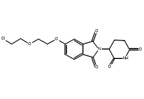 5-(2-(2-Chloroethoxy)ethoxy)-2-(2,6-dioxopiperidin-3-yl)isoindoline-1,3-dione, 2230956-57-5, undefined, 