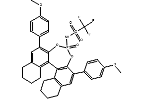 1,1,1-Trifluoro-N-[(11bR)-8,9,10,11,12,13,14,15-octahydro-2,6-bis(4-methoxyphenyl)-4-oxidodinaphtho[2,1-d:1',2'-f][1,3,2]dioxaphosphepin-4-yl]methanesulfonamide, 1071853-99-0, undefined, 